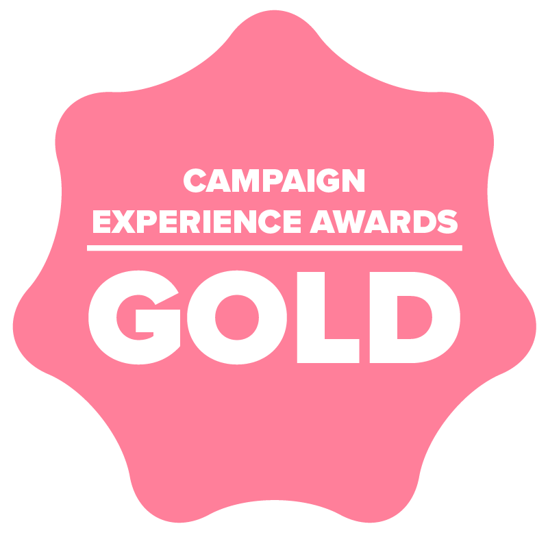 Campaign experience awards gold