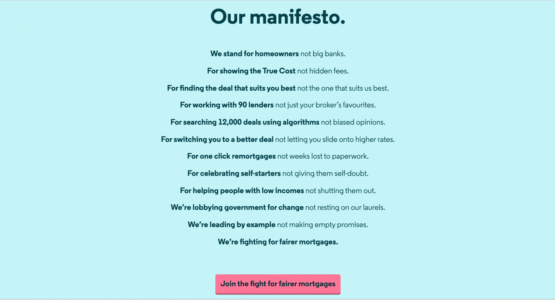 Trussle's Manifesto