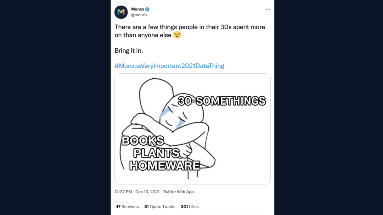 30-somethings meme tweet