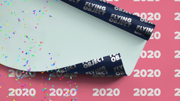 Flying Object wrapping paper banner